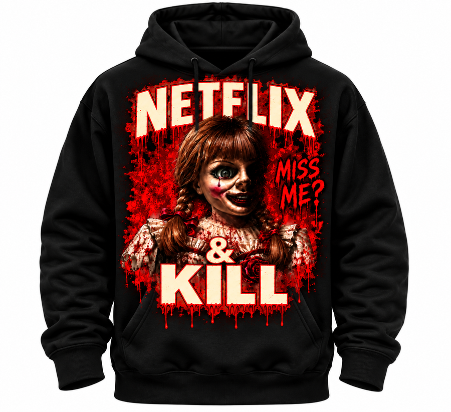 Men’s Hoodie: Netflix & Kill — Miss Me?