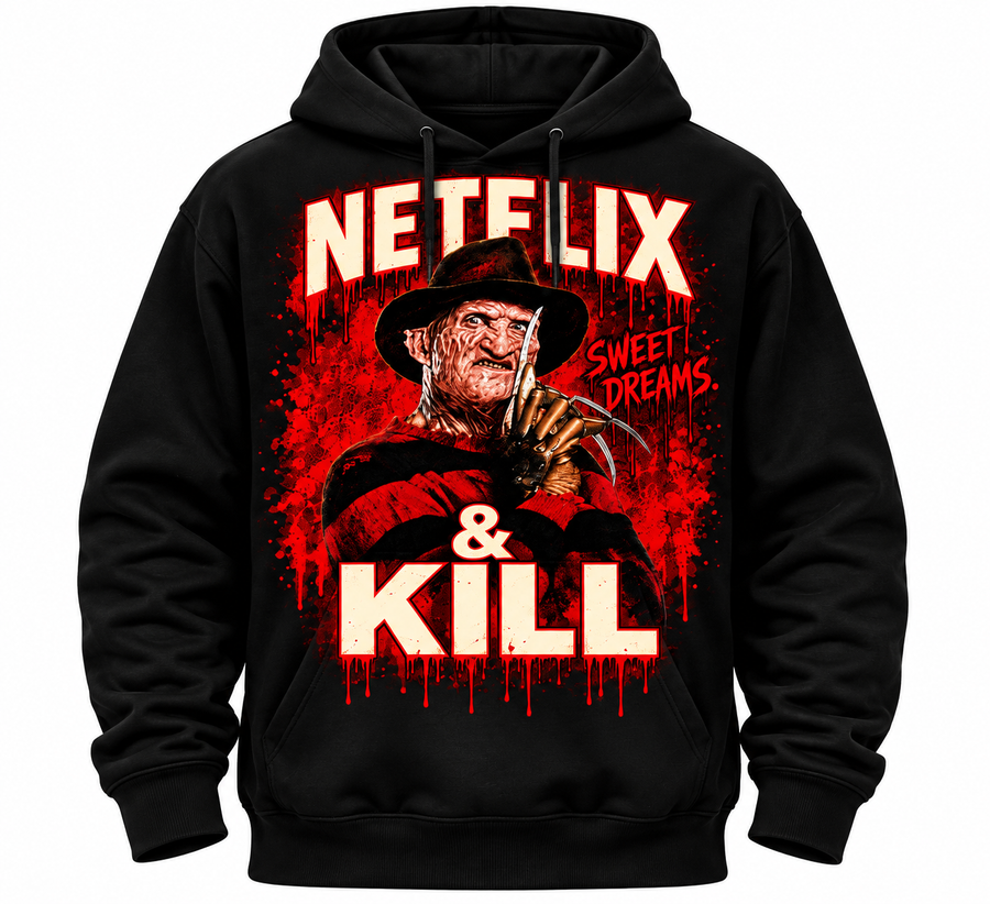 Men’s Hoodie: Netflix & Kill — Sweet Dreams